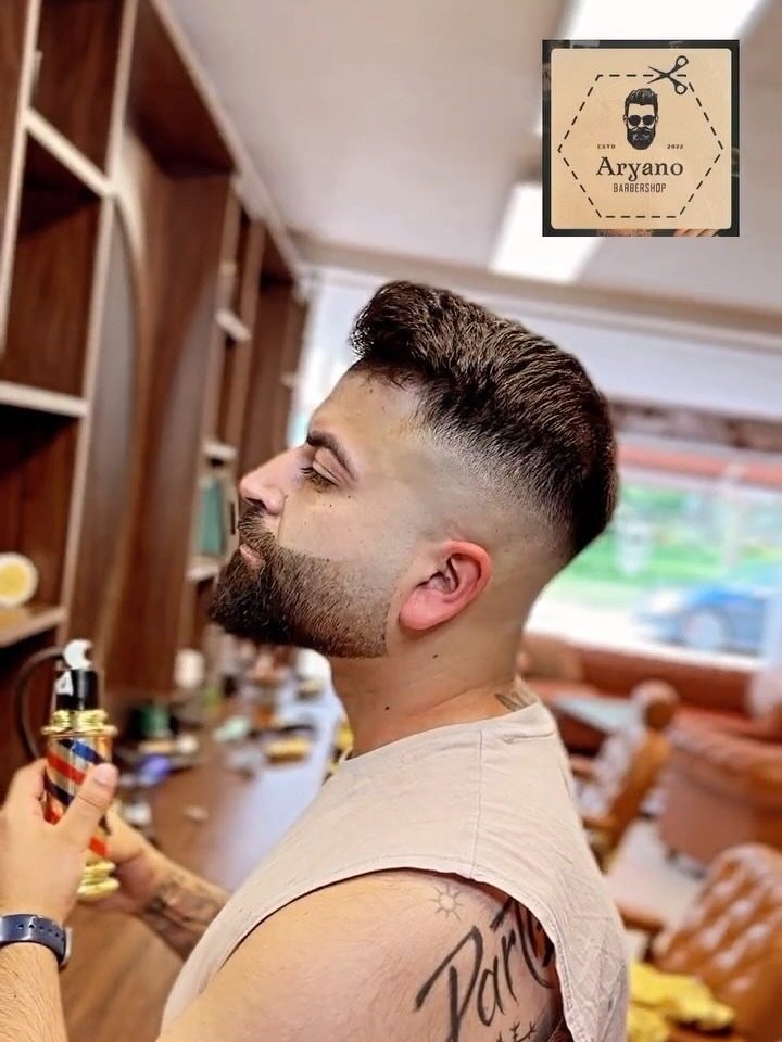 Skin Fade mit Bart